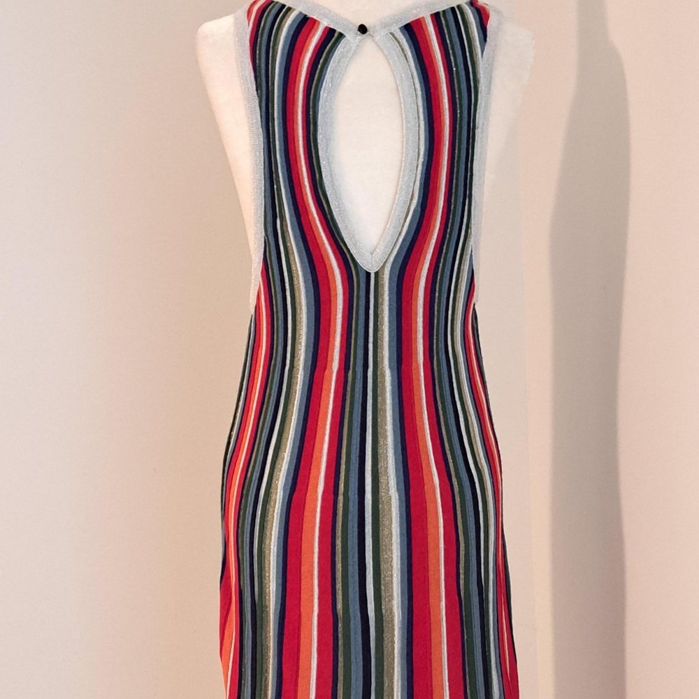 Free People Key Hole Back Sleeveless Knit Mini Dress - XS - Picture 6 of 6